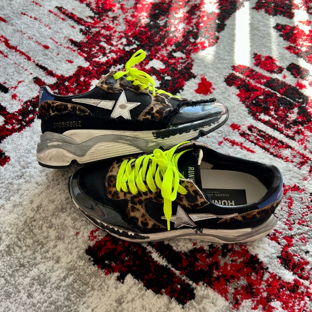 Golden goose size 37 running shoes.